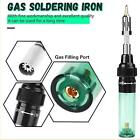 Butane Gas Soldering Iron Cordless Welding Torch Pen Tool Accessorys Set Ushot