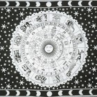 Indian Hippie Bohemian Horoscope Zodiac White Wall Hanging Tapestry Twin Size