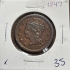 1835 Large Cent Us Copper Coin Collection Braided Hair