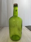 Vintage Green Bottle Cylindrical Beverage Bottle European