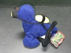 Meanies  navy Seal  Series 1 Beanie Plush Collectable Vintage 1997 