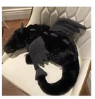 Jellycat Onyx Black Sky Dragon Huge 50cm Plush - Bnwt W  Dust Bag   Gift Tags