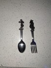 Vintage Bonny Mickey Mouse And Donald Duck Vintage Child   s Fork And Spoon Disney