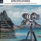 Low Profile Tripod Ball Head-360  panoramic Cnc Metal Camera Tripod Ballhead W   