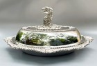 Rare Eagle Head Entree Dishes C1850 George Richmond Collis Silver Plated