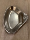 Vintage Pewter Silver Wilton Armetale  Leaves Eggplant Dish Usa  7 5   