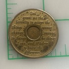 Vintage Alcoholic Anonymous Aa 24 Years Sober Recovery Chip Token Coin Medal