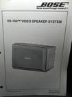 Bose Vs-100 Video Speakers Service Manual Original