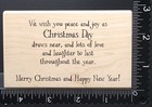 Verses Rubber Stamps Christmas Day Wood Mounted Rubber Stamp Ch0157-f Holidays