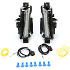 Pair Drl Fog Lights Daytime Running Lamp For Chevy Camaro Zl1 Rs 1lt 2016-2023