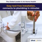 Drive Medical Preservetech Raised Toilet Seat With Bidet  ambient Water  Toilet
