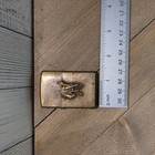 Vtg 1994 Zippo Marlboro Wild West Bucking Bronco Brass Lighter  read Desc 