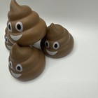 Poop Emoji Stress Ball Squishies Lot Of  4 Party Favors - 2 5 Inch