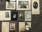 Lot Of 25 Vintage 1940 s And Up Cabinet Type Etc Photos Kids Couples More
