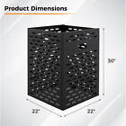 30 Inches Ultra Thick Burn Barrel 63 Gallon Garden Waste Incinerator Burn Drum