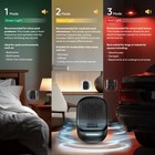 Ultrasonic Pest Repeller For Indoor Use - 2 Pack - Covers Up To 2 Pack  Black