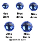 1500 Hotfix Iron On Rhinestones 6ss  10ss  16ss  20ss And 300pc 30ss