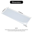 Lovdeco Ice Blue Glass Subway Tile Glass Bathroom Kitchen Shower Backsplash Wall