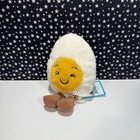 Jellycat Amuseable Laughing Boiled Egg     Soft Plush Toy Retired Food Lovey Nwt