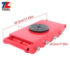 Heavy Duty 360   12t 26400lbs Machinery Mover Machine Dolly Skate Roller Trolley