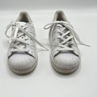 Kids Adidas Superstar Foundation White Leather Sneakers Kids Size 12k