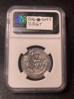 Sasanian Empire Ad 399-420 Ar Drachm Yazdgard I Gw Mint  gorgan  Ngc Ms