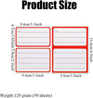 100pcs 4 5 X 3 5 Inch To from Return Address Mailing Labels Blank Mail Shipping