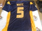 Pat White Signed West Virginia Wvu Mountaineers Xl Jersey Jsa Coa Eers Dolphins