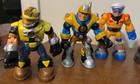 Fisher Price Rescue Heroes Action Figures Lot Of 7 2001-2004