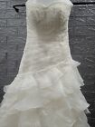 Alfred Angelo  2123 Ivory Sweetheart Neckline Strapless Wedding Dress Size 8