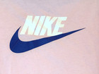 Nike Graphic T Shirt Pink Swoosh Logo Size Girls M New