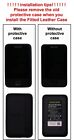 Fitted Leather Case With Screen Protector For Dexcom Receiver G6 Cgm