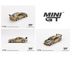 Mini Gt 1 64 Nissan Silvia  s15  Top Secret D1gp Gold Diecast Model Car Mgt00714