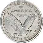 1917-p Type 1 Standing Liberty Quarter Full Head Nice Bu Great Eye Appeal 