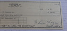 Ben Hogan Signed Check Psa Dna Coa Pga Golfer Autographed Bank Check