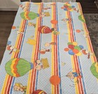 Vtg Peanuts  Snoopy Charlie Brown 70s Twin Bed Blanket W  Hot Air Balloons Read