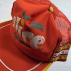 Vintage Slice Mandarin Orange Trucker Hat Mesh Snapback Cap Made Usa One Size