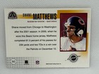 Shane Matthews 2002 Adrenaline Authentic Game Worn Jersey Bears  Commanders
