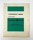Burke Milling Machines Powermatic Houdaille Master Catalog