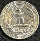 1955 D Washington Quarter Bu Uncirculated Mint State 90  Silver