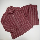 2 Pc Vintage Studded Rodeo Disco Performer Unique Handmade Red Southwestern Suit