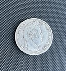 1838 A  Louis-philippe France  Silver 5 Francs Coin 25g 0 9 