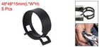 5pcs Spring Band Type Hose Clamps 34mm Silicone Vacuum Pipe Clip Black