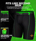 Exxact Sports Youth Compression Shorts With Soft Athletic Cup For Baseball
