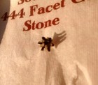 Vintage Hot Springs Arkansas 444 Facet Cut Stone Jewelry Souvenir Stick Pin