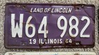 10 Pack Of Rustic worn License Plates From 10 Different States