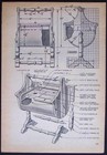 Sewing Cabinet Vintage How-to Build Plans Portable Storage