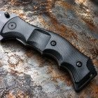 Tactical Spring Assisted Open Pocket Knife Cleaver Razor Folding Blade Black New