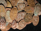100 Disney   Elongated Pressed Pennies   Unsearched