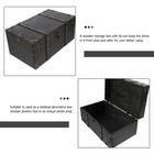  Wooden Storage Box Treasure Chest Boxes Jewelry Pirate Vintage Keepsake